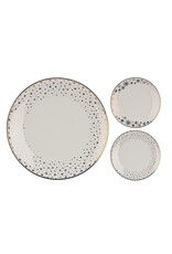 XMAS SNOWFLAKES PLATE PORCELAIN 27CM