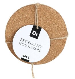 EXCELLENT HOUSEWARE Excellent Houseware kurk onderzetter