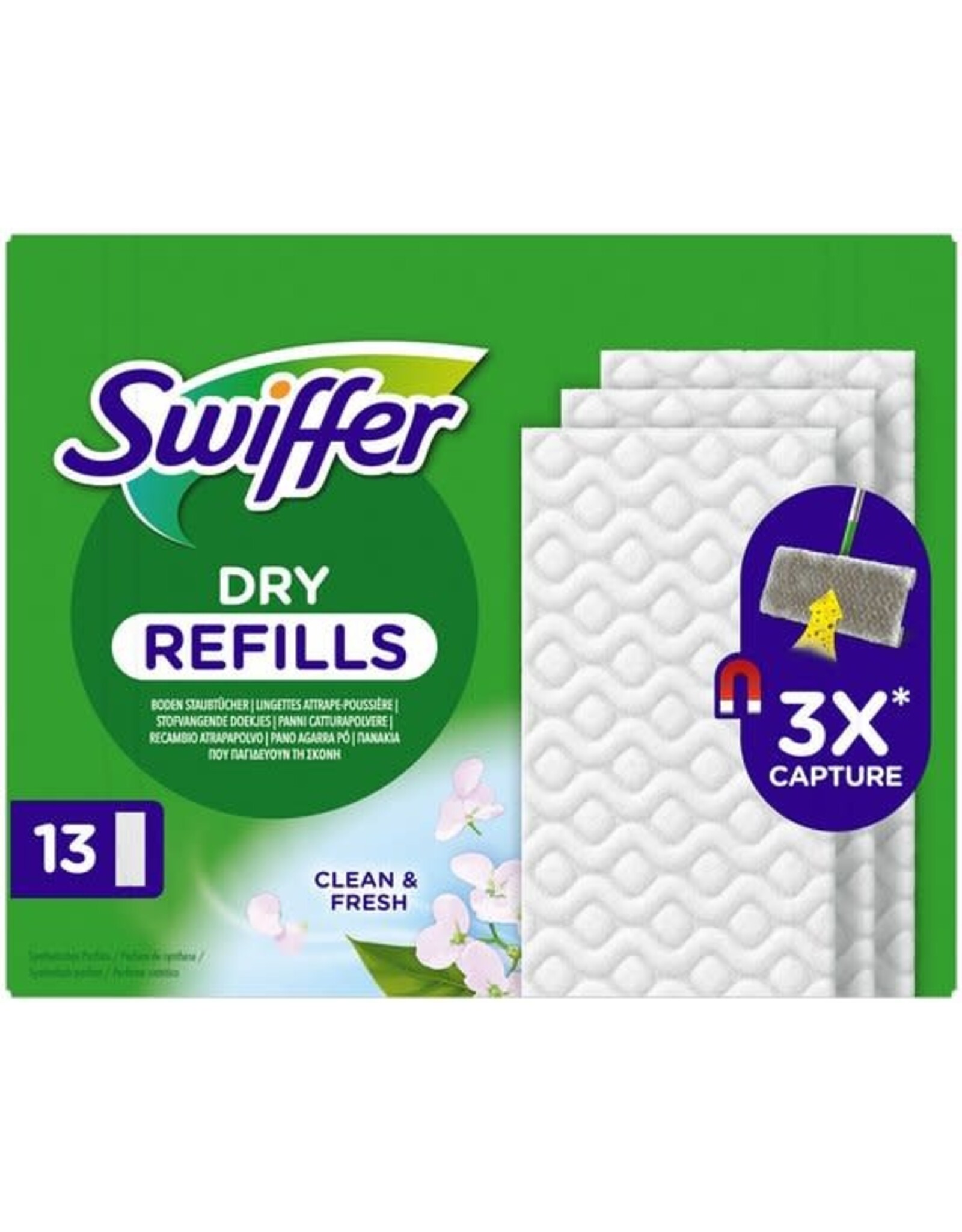 SWIFFER Swiffer schoonmaak navullingen droog - 13 stuks voor speelgoedplezier
