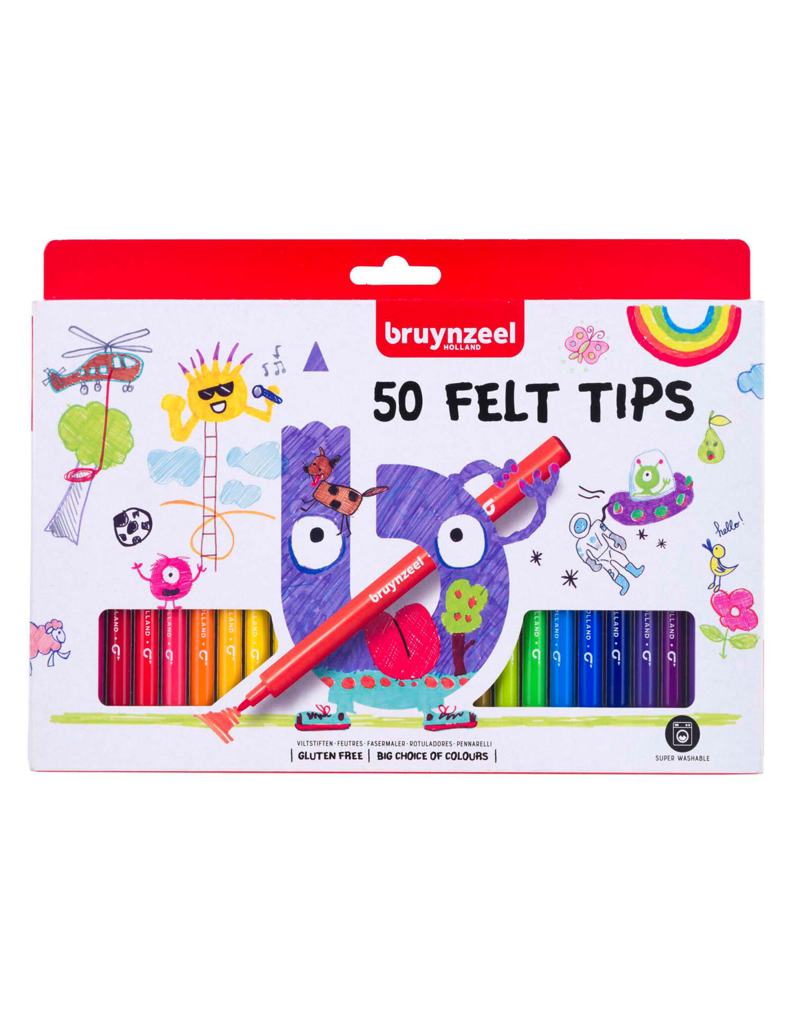 BRUYNZEEL Bruynzeel viltstiften set 50-delig