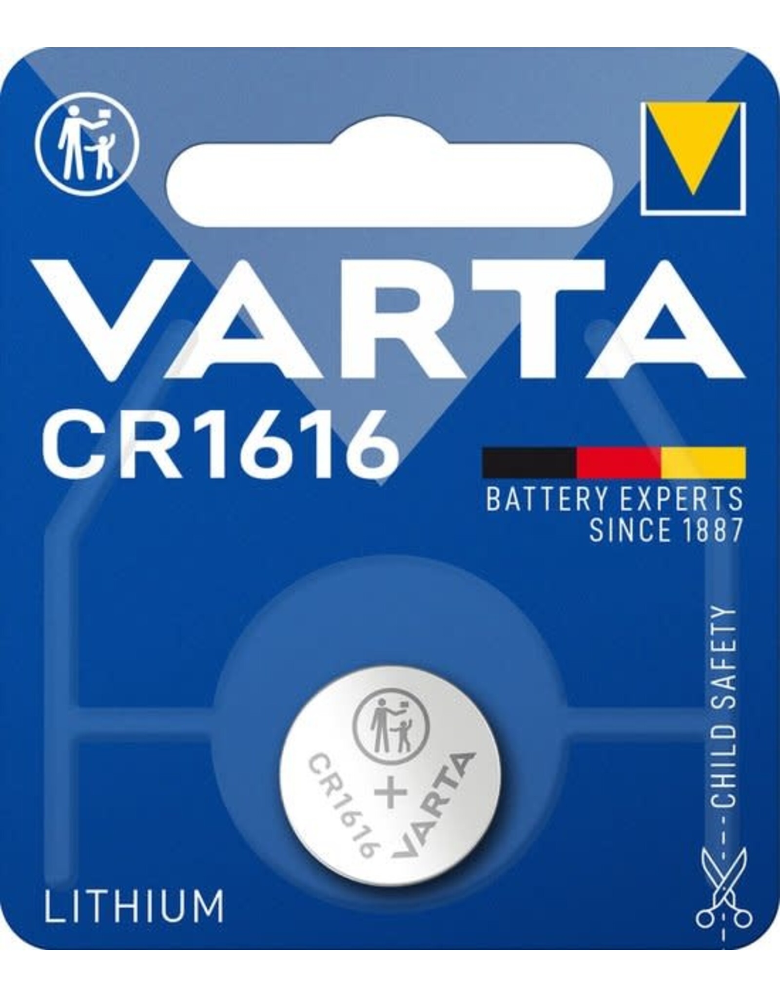 VARTA Varta CR1616 Lithium Knoopcelbatterij – 3V – 55mAh