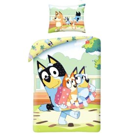 Bluey Bluey Dekbedovertrek - Vrienden - 140 x 200 + 60 x 70cm