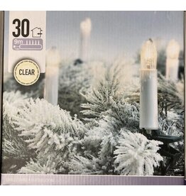 Kerstverlichting kaarsen Lichtsnoer 30 lampjes