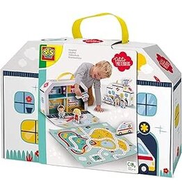 Ses SES Creative 18012,Ziekenhuis speelkoffer en speelmat,Divers
