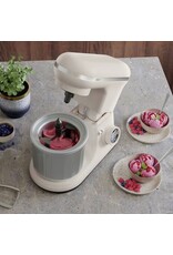 Princess 220138 2-in-1 Keukenmachine en IJsmachine in één - 1200W - 5 liter RVS mengkom - Gratis meegeleverde IJskom voor 1,4 liter ijs - Keukenrobot - Foodprocessor