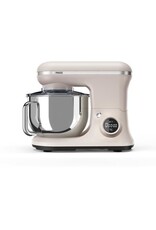 Princess 220138 2-in-1 Keukenmachine en IJsmachine in één - 1200W - 5 liter RVS mengkom - Gratis meegeleverde IJskom voor 1,4 liter ijs - Keukenrobot - Foodprocessor