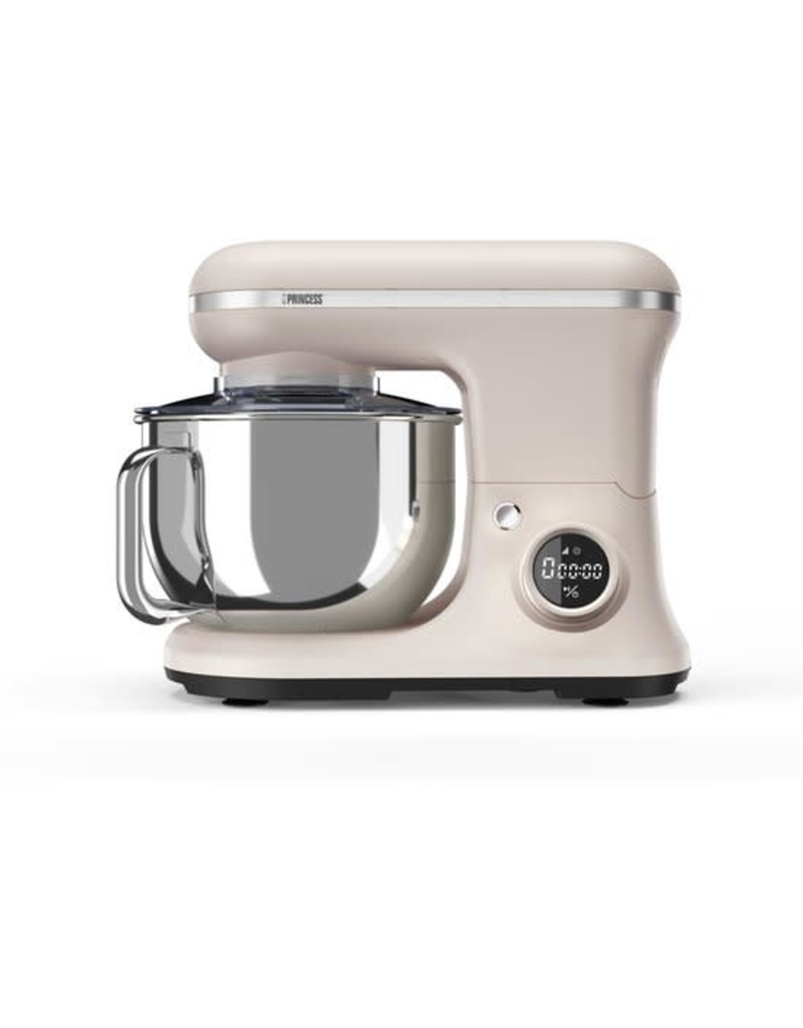 Princess 220138 2-in-1 Keukenmachine en IJsmachine in één - 1200W - 5 liter RVS mengkom - Gratis meegeleverde IJskom voor 1,4 liter ijs - Keukenrobot - Foodprocessor