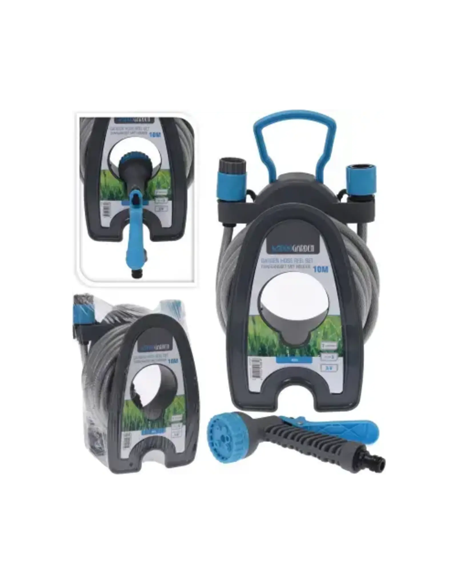 PRO GARDEN Tuinslangset met houder 10 meter