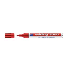 edding 3000 Permanente Marker Edding 3000 Rood