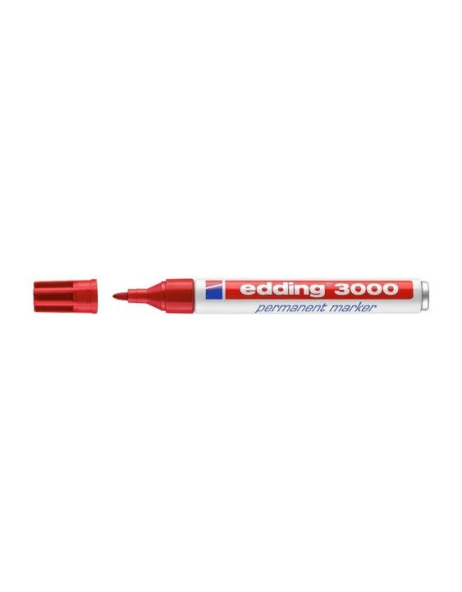 edding 3000 Permanente Marker Edding 3000 Rood