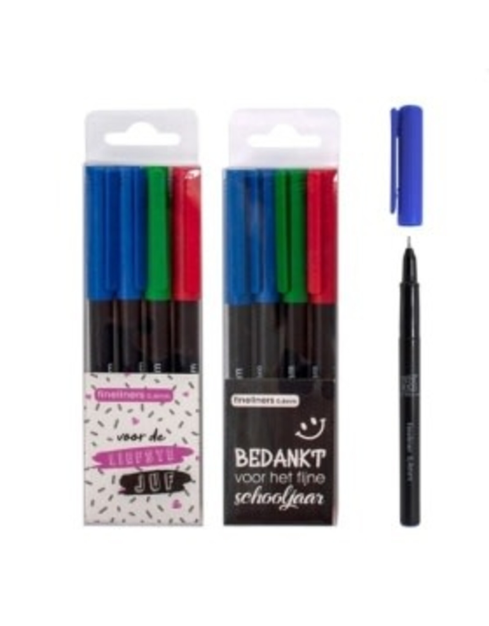 verhaak Fineliners bedankt/juf