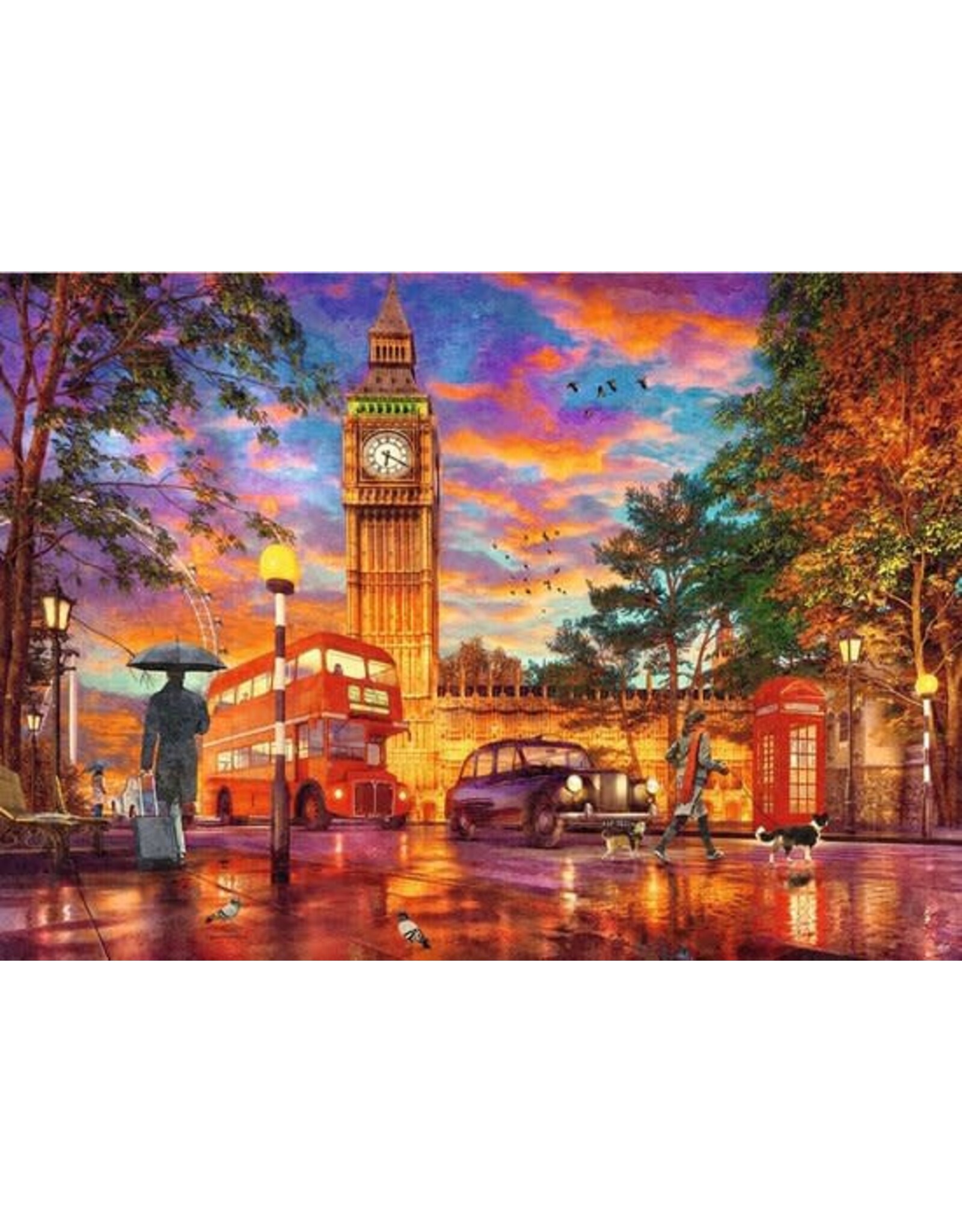 Puzzel Zonsondergang Londen 1000pcs