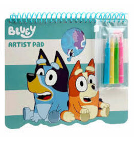 Bluey Kleurblok met Stencils en Sjablonen