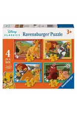 RAVENSBURGER Ravensburger Legpuzzel Disney Lion King - 4 Puzzels