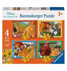 RAVENSBURGER Ravensburger Legpuzzel Disney Lion King - 4 Puzzels