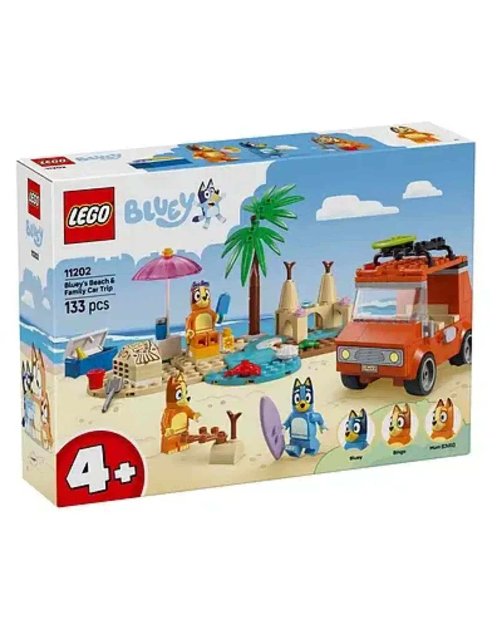Lego Bluey LEGO DUPLO 11202 Bluey's Autorit naar het Strand