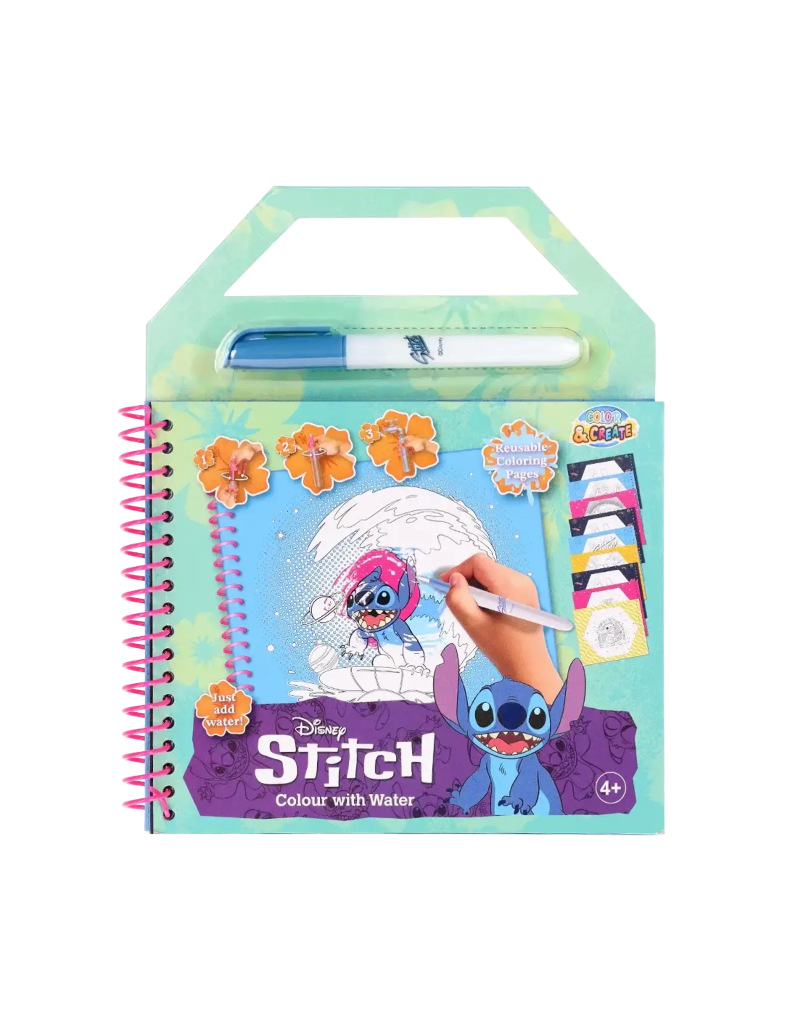 DISNEY Stitch waterkleurboek