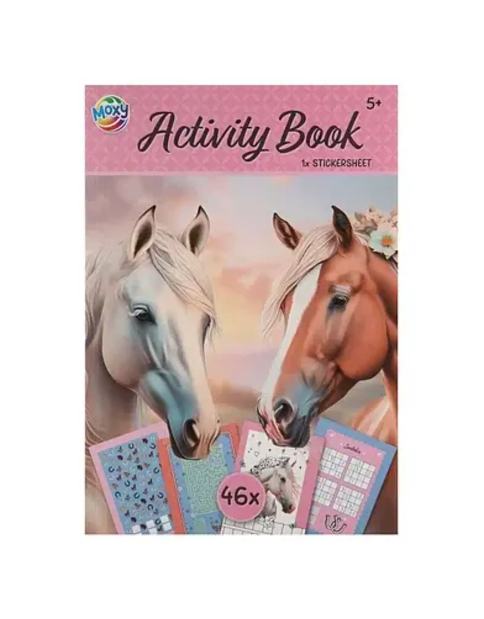 Moxy Activity Book With Stickers - Horses