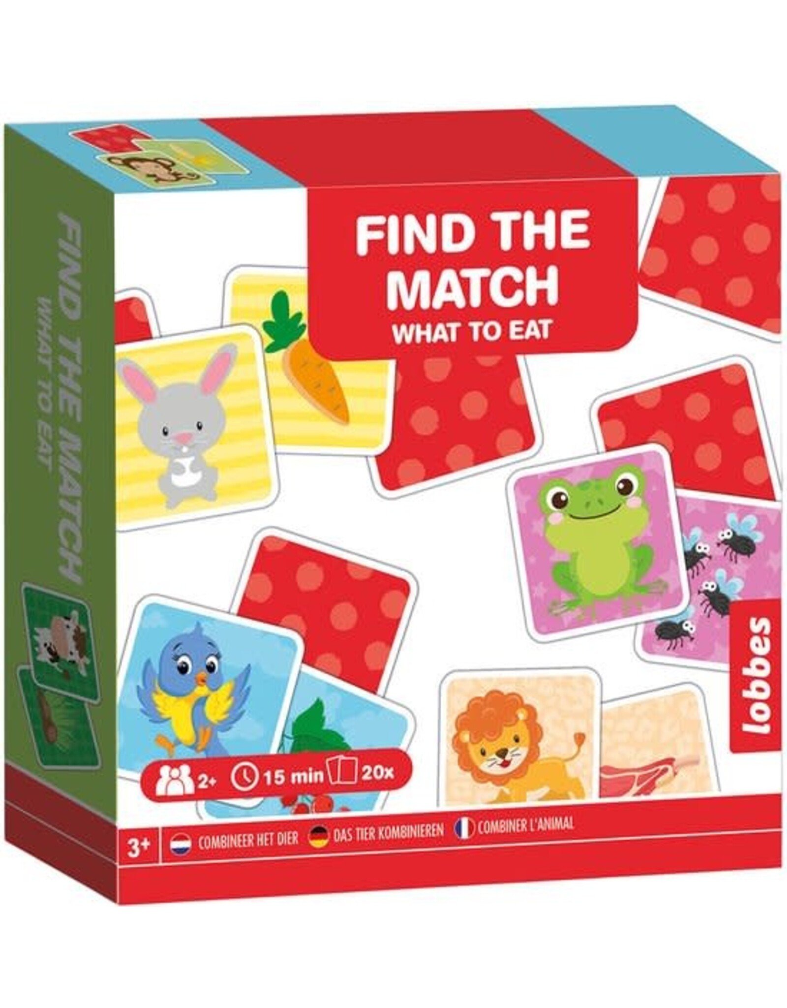 Lobbes Memo Spel - Dier & Eten