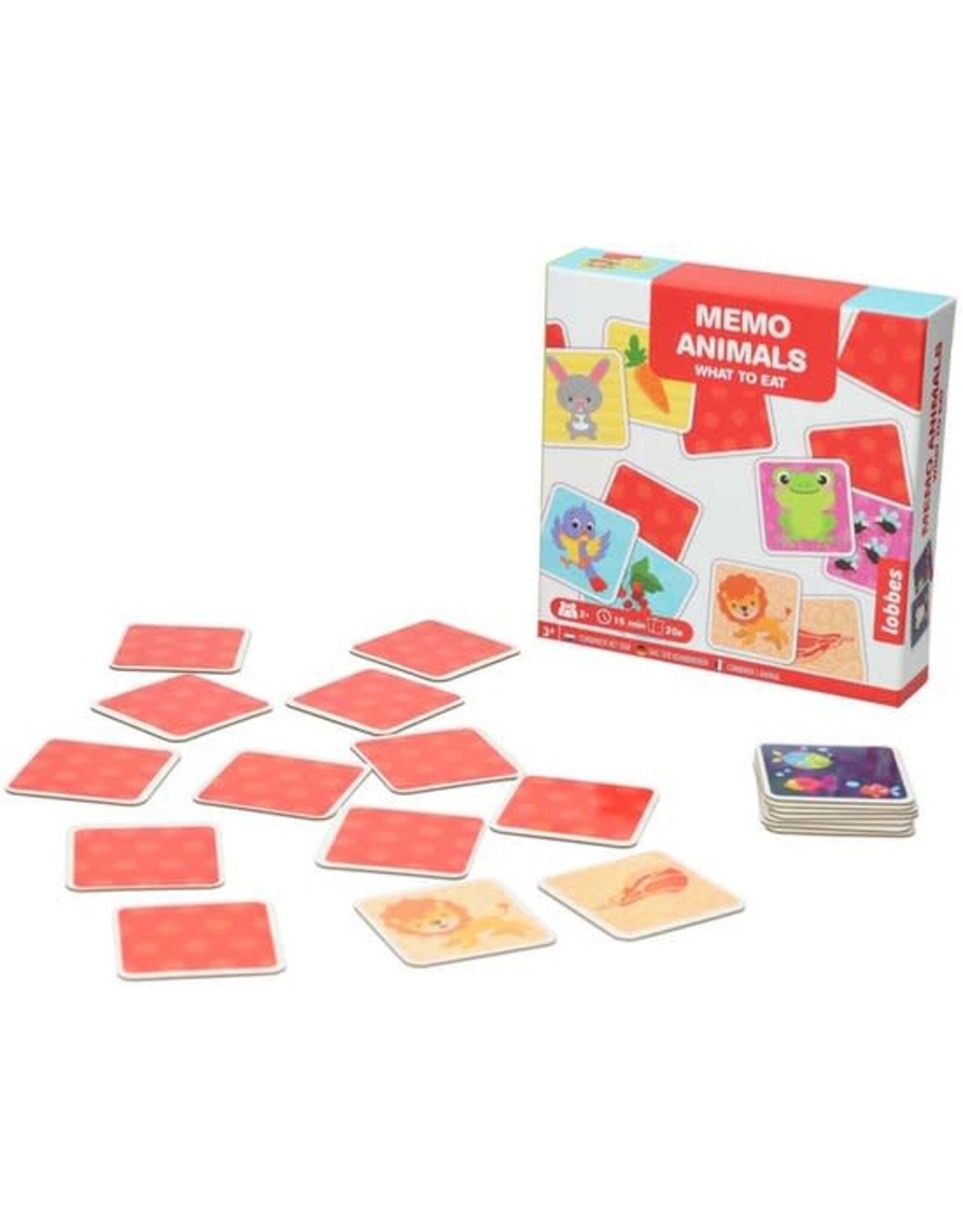 lobbes Lobbes Memo Spel - Dier & Eten