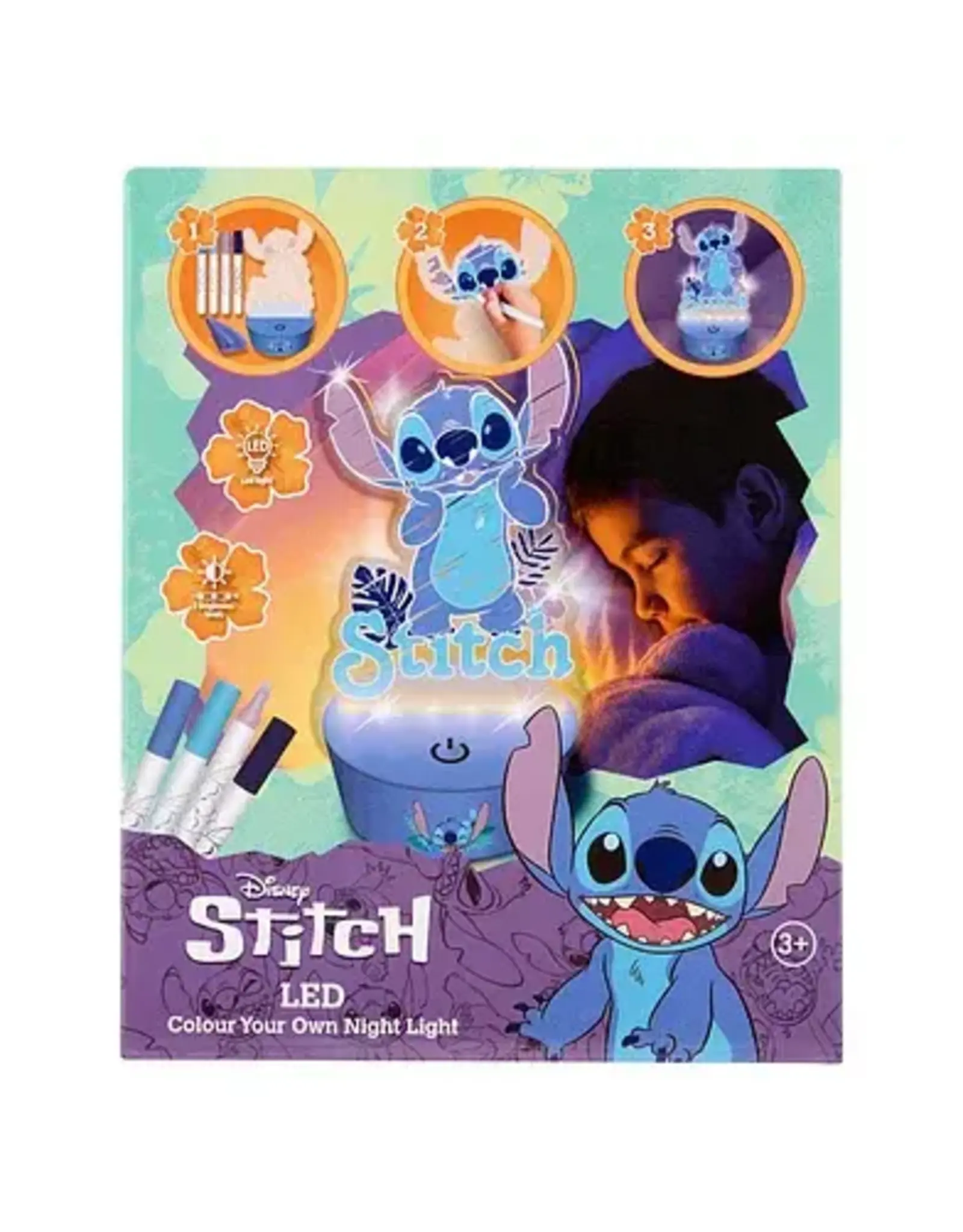 Lilo & Stitch Stitch Maak je eigen LED Nachtlampje