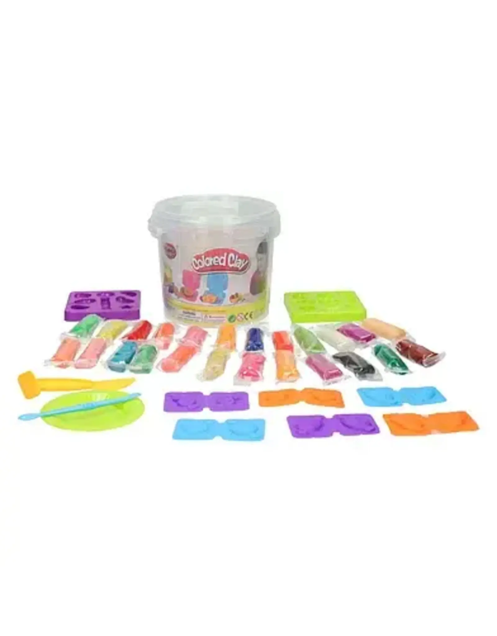 Kleiset in Opbergbox Fruit - 24 Kleuren Klei