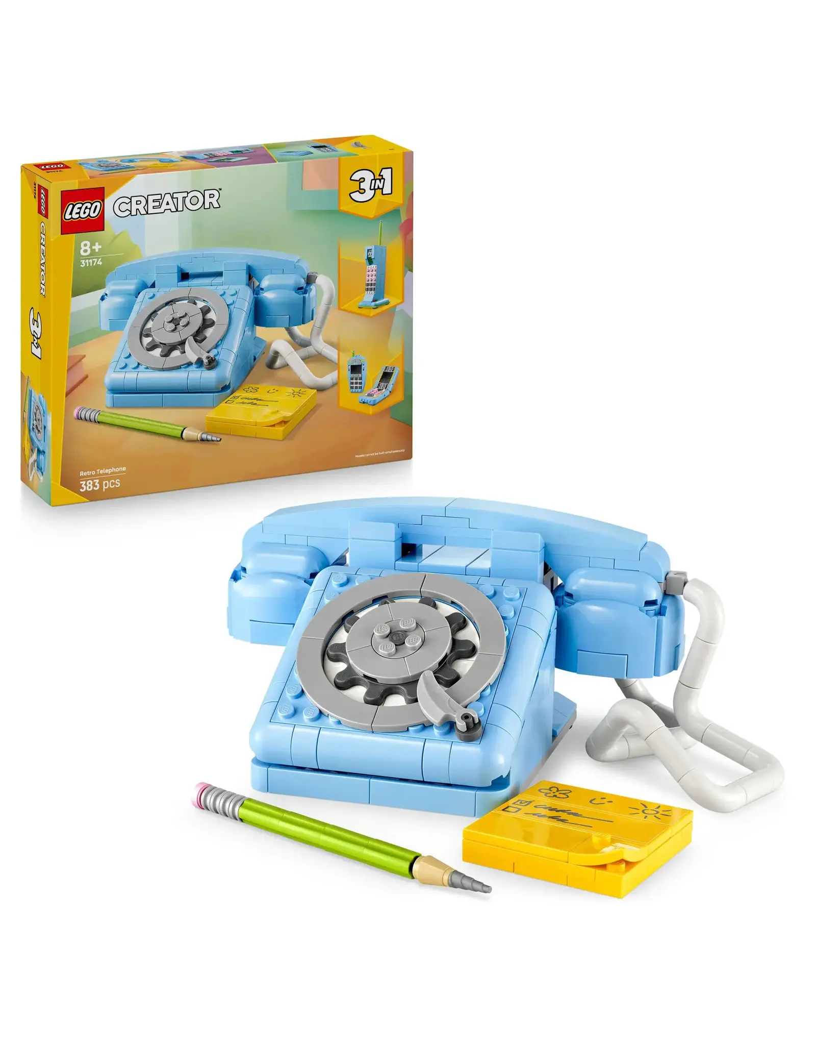 LEGO LEGO® Creator 3in1 Retro Telefoon, Vintage Telefoon - 31174