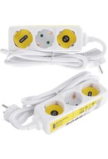 Q-Link Q-Link Stekkerdoos 3V - 1.5 m Wit