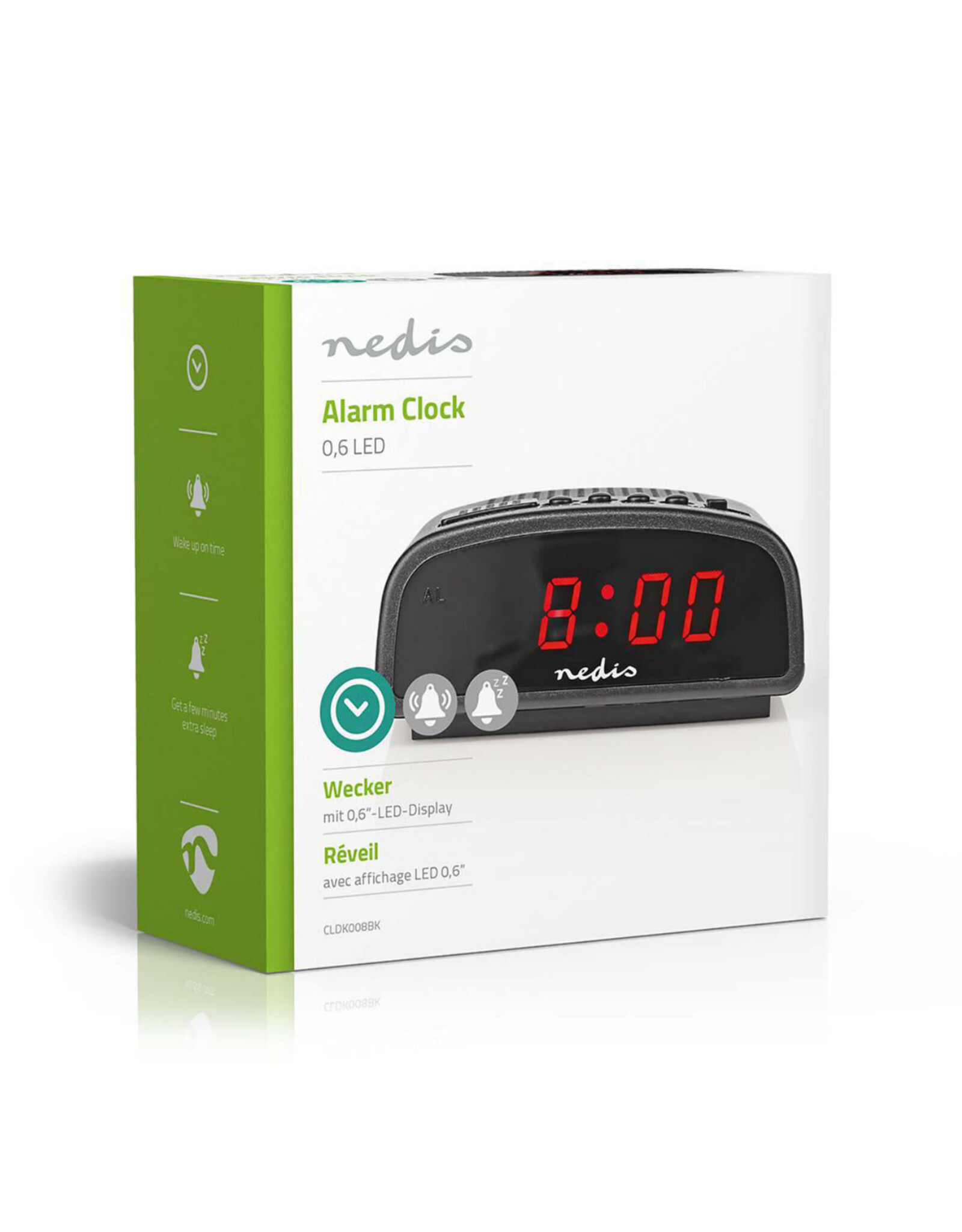 Nedis Nedis wekker digitaal LED