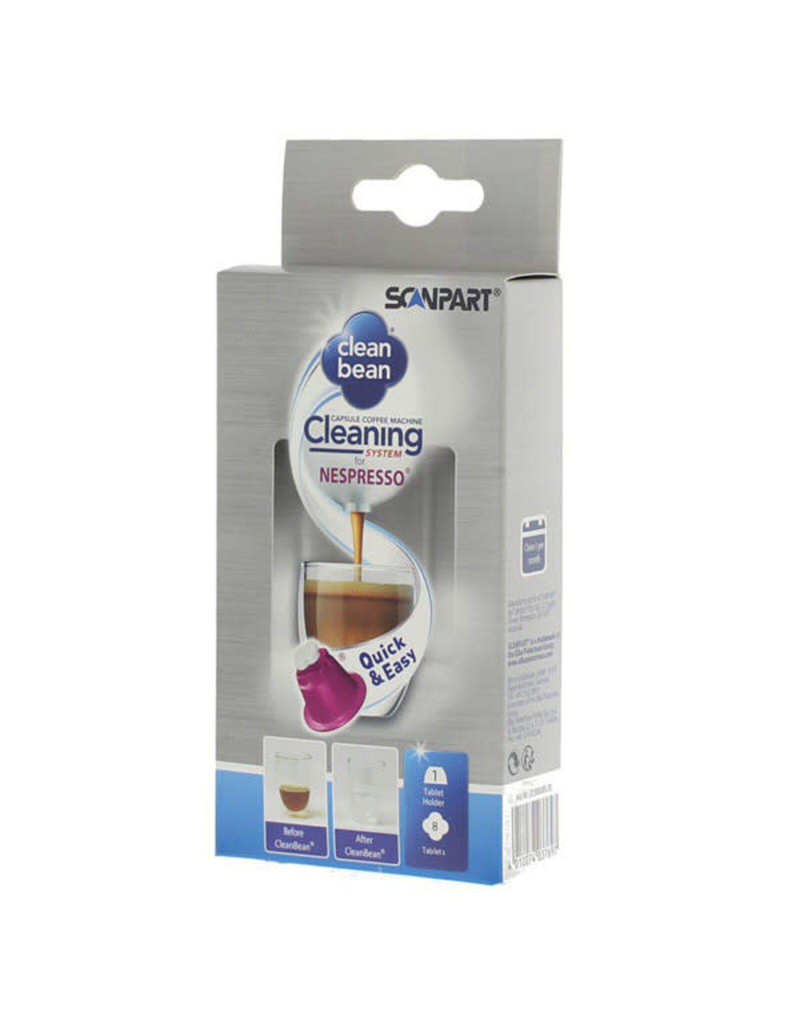 clean bean CleanBean reinigingsset Nespresso (123schoon huismerk)