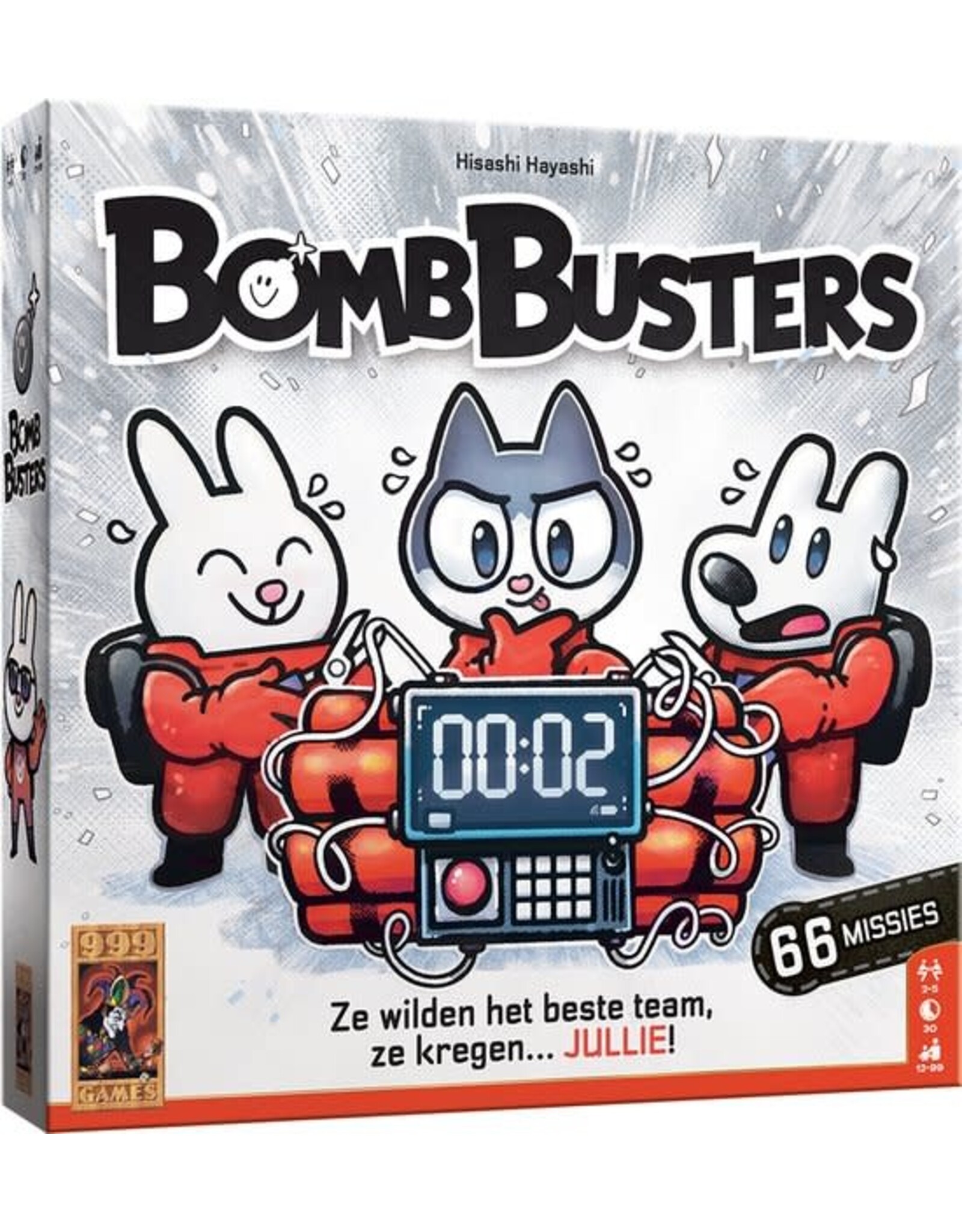 999 GAMES 999 Games - Bomb Busters - Coöperatief Bordspel - Winnaar Spiel des Jahres 2025/Speelgoed van het jaar 2025 en de Gouden Ludo!- Werk samen en maak de bom onschadelijk - Tik tak, tik tak...