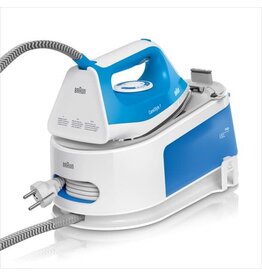 BRAUN Braun CareStyle 1 IS1012BL - Stoomgenerator - Handmatige instellingen - Auto-off - Blauw/Wit