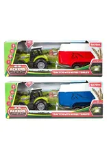 TOI TOYS Ackers Ville Tractor en Trailer met Licht en Geluid, 10cm