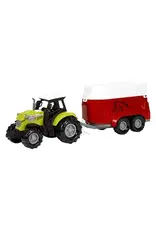 TOI TOYS Ackers Ville Tractor en Trailer met Licht en Geluid, 10cm