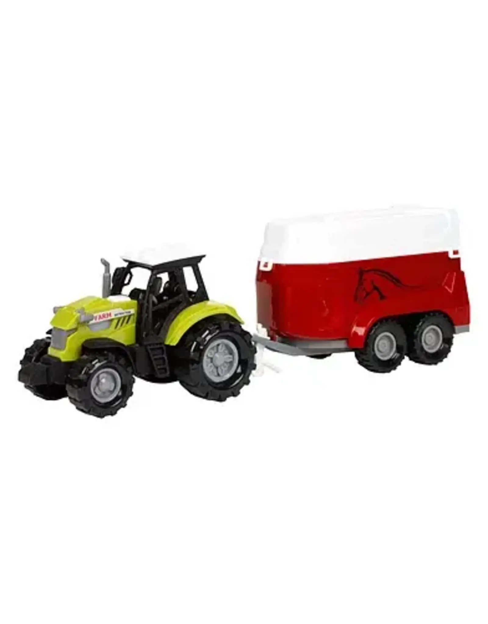 TOI TOYS Ackers Ville Tractor en Trailer met Licht en Geluid, 10cm