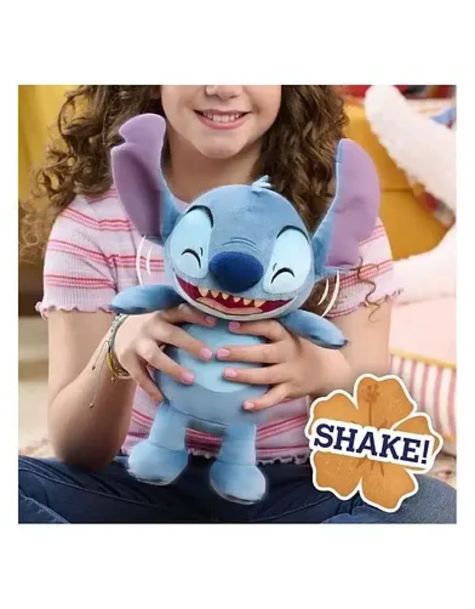 Lilo & Stitch Stitch Crack Me Up Laughing Cuddly Plush, 35cm