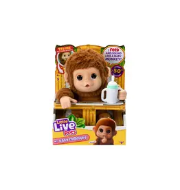 LITTLE LIVE PETS Little Live Pets My baby Monkey Mango interactieve knuffelaap