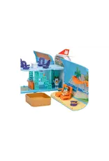 Moose Toys Bluey 3 en 1 Vliegtuig, boot en hotel