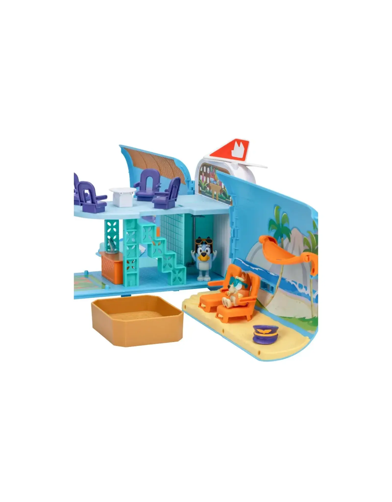 Moose Toys Bluey 3-in-1 transformerende vliegtuig
