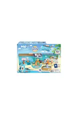 Moose Toys Bluey 3 en 1 Vliegtuig, boot en hotel