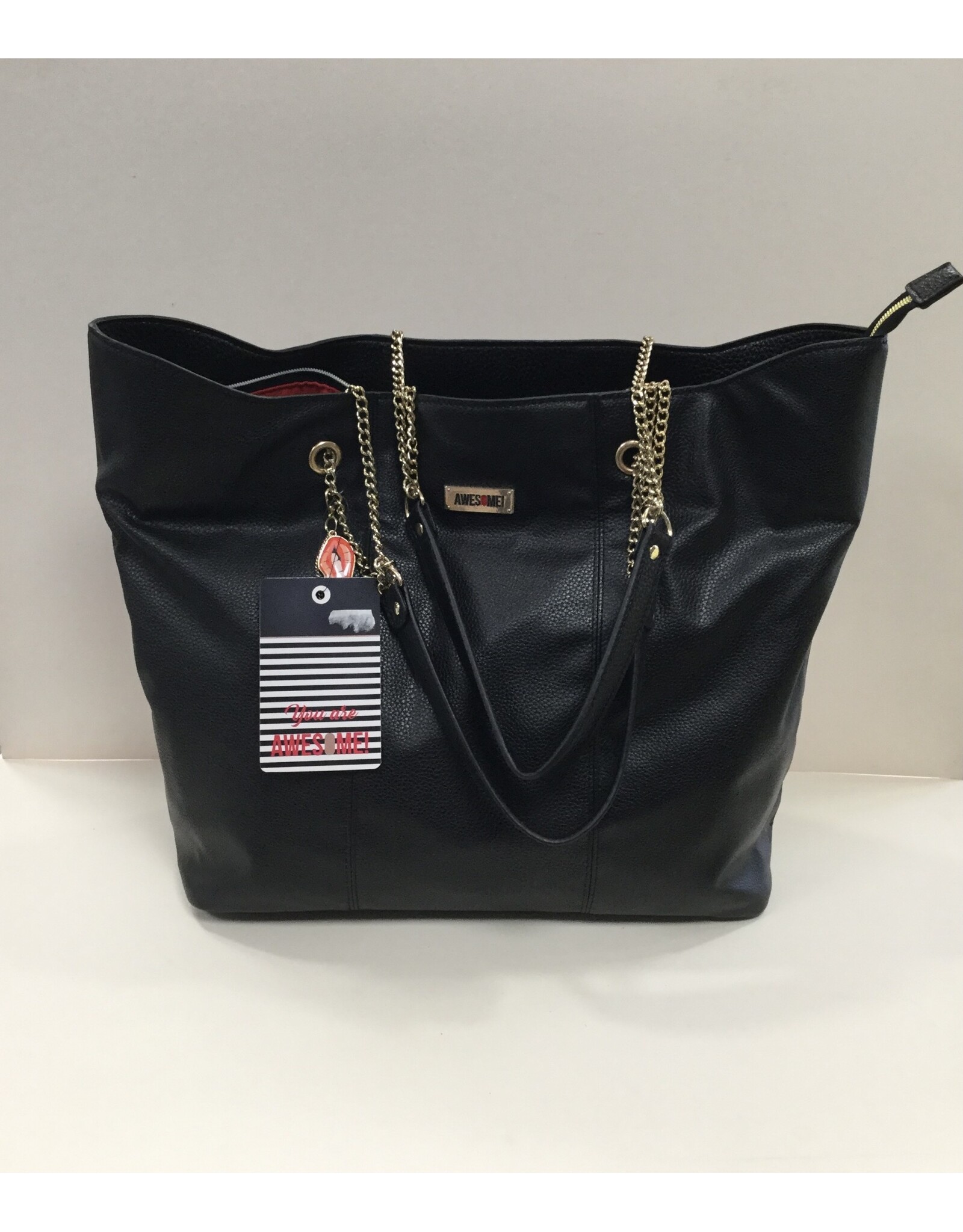 Schoudertas leer / schopper  Awesome 46X33X13cm