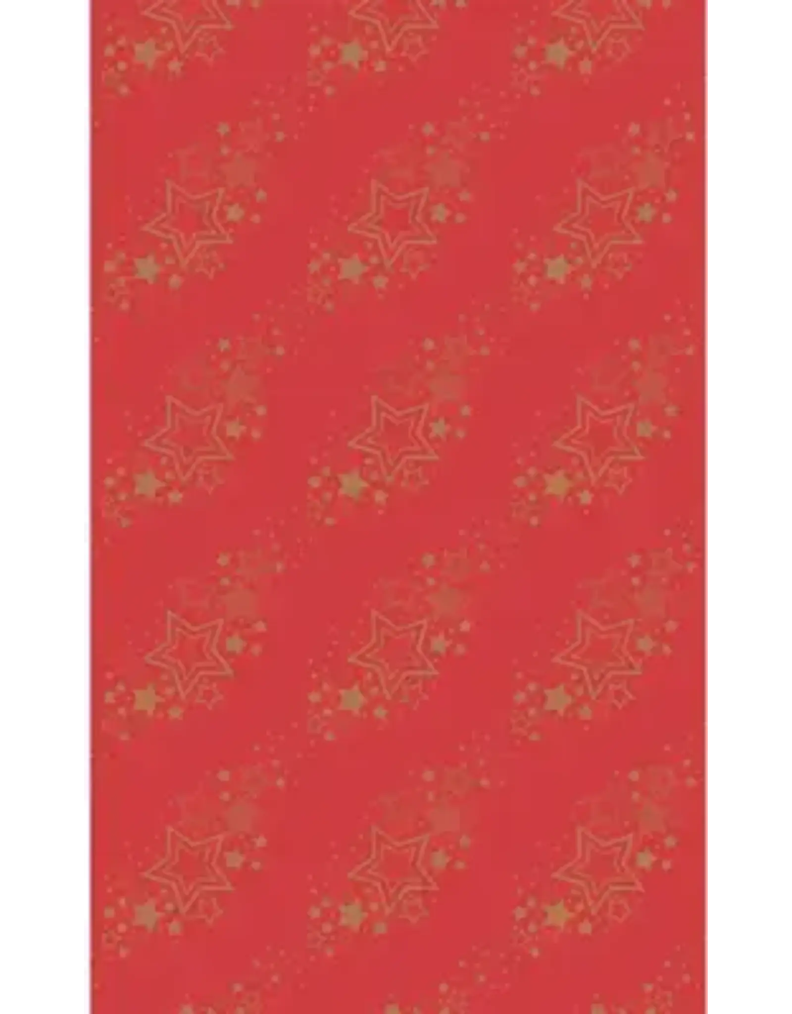 Duni Duni dunicel tafelkleed holiday star 138x220cm rood 1 stuks