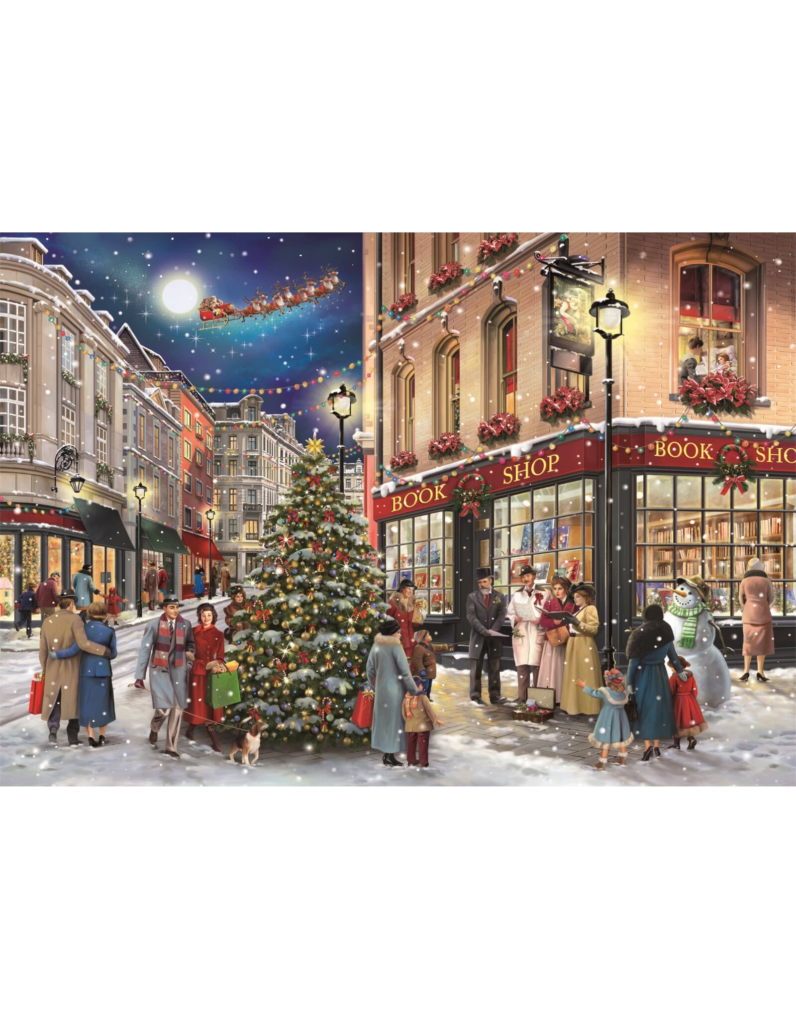 CLEMENTONI Clementoni - Puzzel - 1000 Stukjes - Kerst Collectie - Puzzel Voor Volwassenen - High Quality Collection