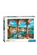 CLEMENTONI Clementoni - Puzzel - 1000 Stukjes - Balkon Uitzicht op Meer van Como - Puzzel Voor Volwassenen - High Quality Collection