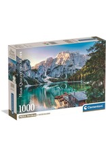 CLEMENTONI Clementoni - Puzzel - 1000 Stukjes - Emerald Lake Braies - Puzzel Voor Volwassenen - High Quality Collection