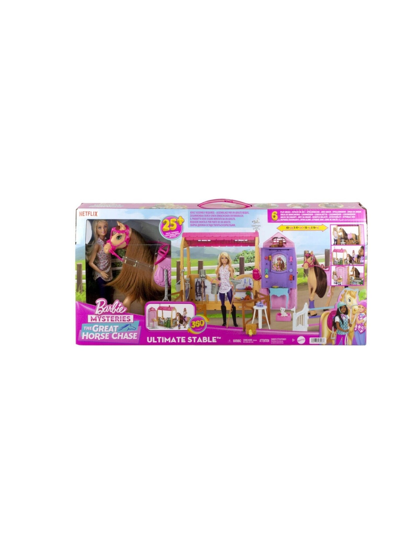 Barbie Barbie Mysteries: The Great Horse Chase ultieme stal speelset