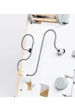 Pinolino Pinolino "Tino"- Activity Loopwagen - looptrainer - wit- houten speelgoed