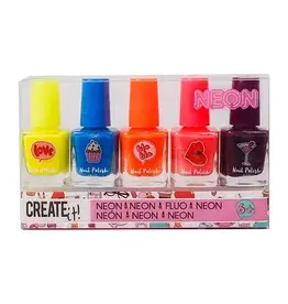 Create it! Beauty Nagellak Neon, 5st.