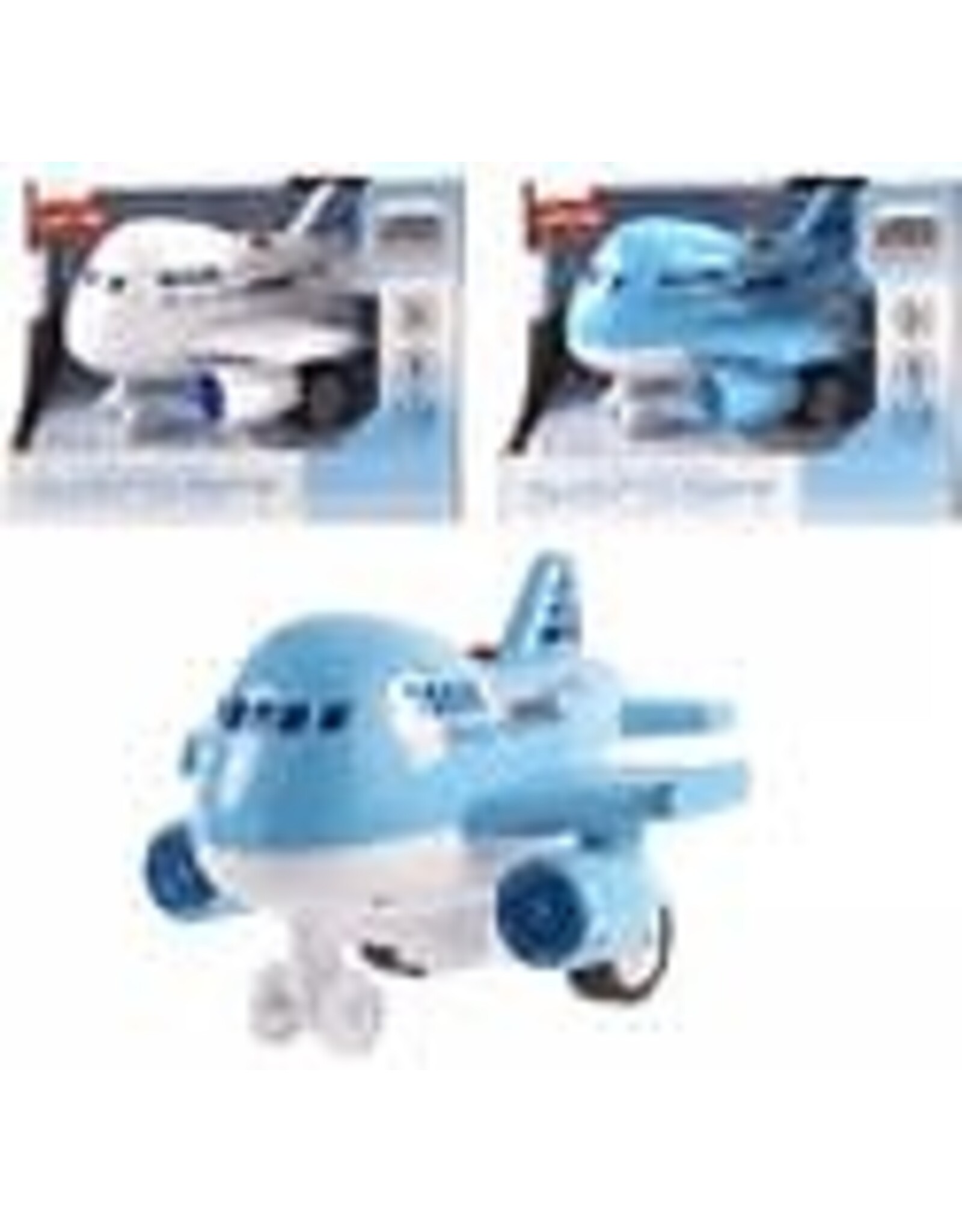 Vliegtuig met licht en geluid