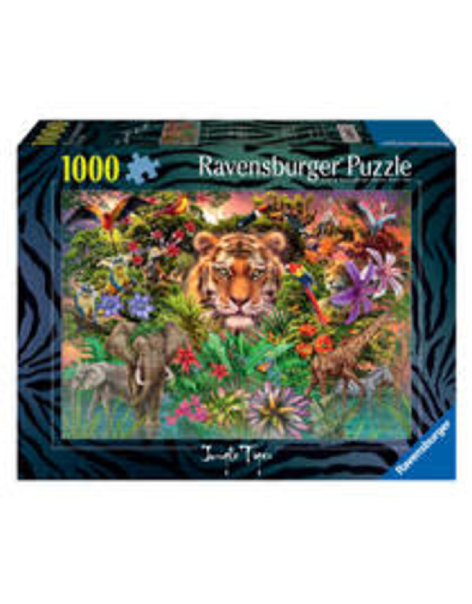 RAVENSBURGER Ravensburger puzzel Jungle Tiger 1000 stukjes
